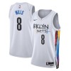 NBA Mænd Trøje Brooklyn Nets Patty Mills 8 2022-23 Nike City Edition Hvid Swingman NBA Mænd Trøje Brooklyn Nets Patty Mills 8 2022-23 Nike City Edition Hvid Swingman